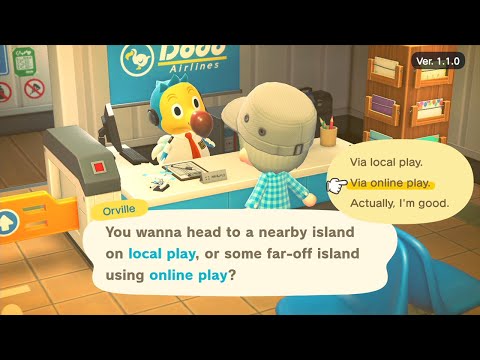 animal crossing how to visit random islands