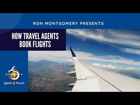 how to travel agents book flights
